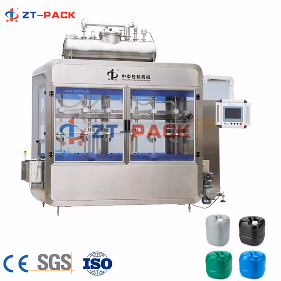 5L-30L Jerrycan Drum Gallons Packaging Filling Machine for Chemical Lubricant Oil Filler Packing Liquid Net Weight Flow Meter Capping Labeling Machine