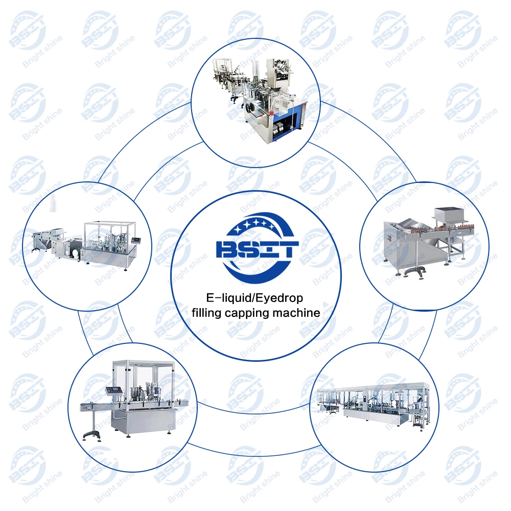 Factory Price E-Liquids Small Pet Bottle Liquid Filling Sealing Capping Machine (with CE)