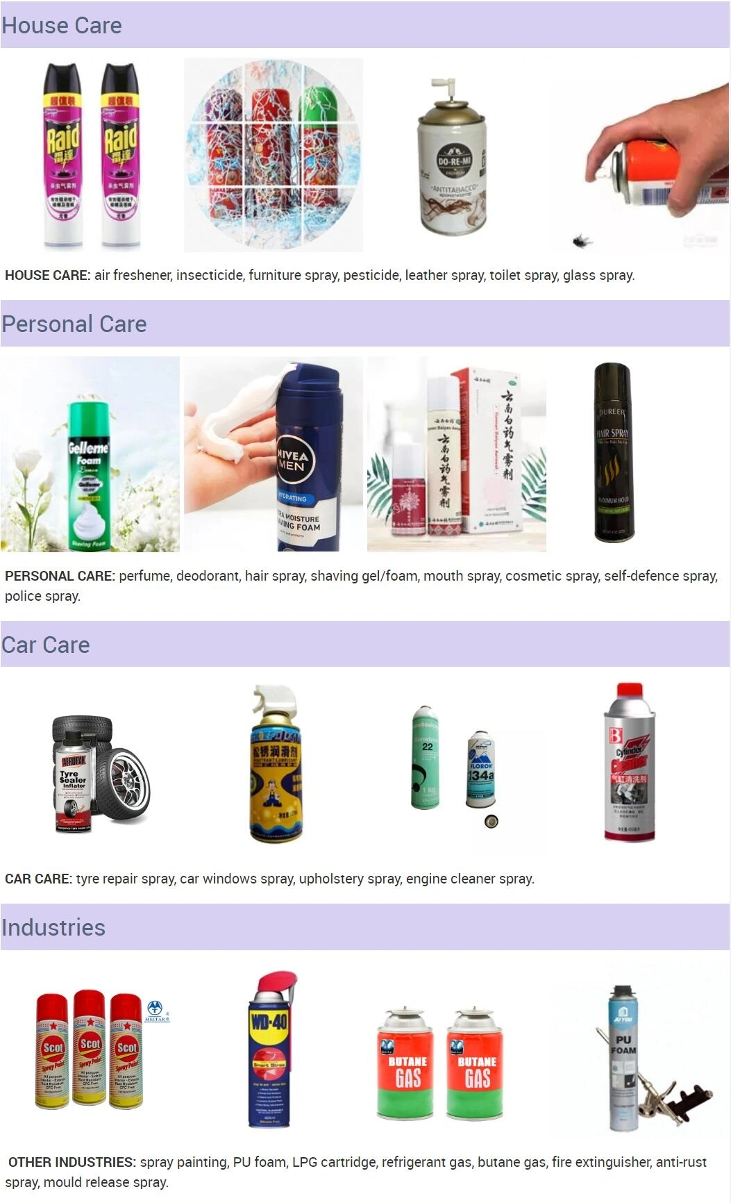 Factory Sale Aerosol Disinfectant Spray / 75% Alcohol Spray Can Filling Machine Line