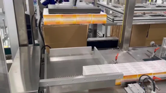 Полностью автоматическая вертикальная машина для упаковки в картонные коробки, машина для упаковки одноразовых бумажных коробок