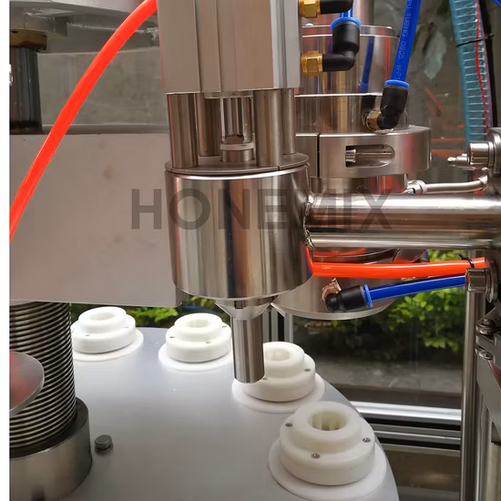 Наполнитель и герметик для хонинговальных тюбиков для крема для волос, лосьона для тела, шоколадной пасты, машины для наполнения и запечатывания пигментных тюбиков